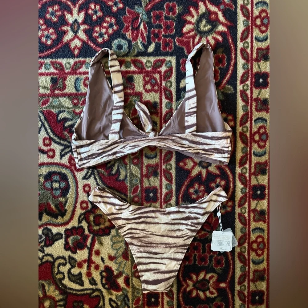 Monday Swimwear Portugal Top and Byron Bottom in Tiger
